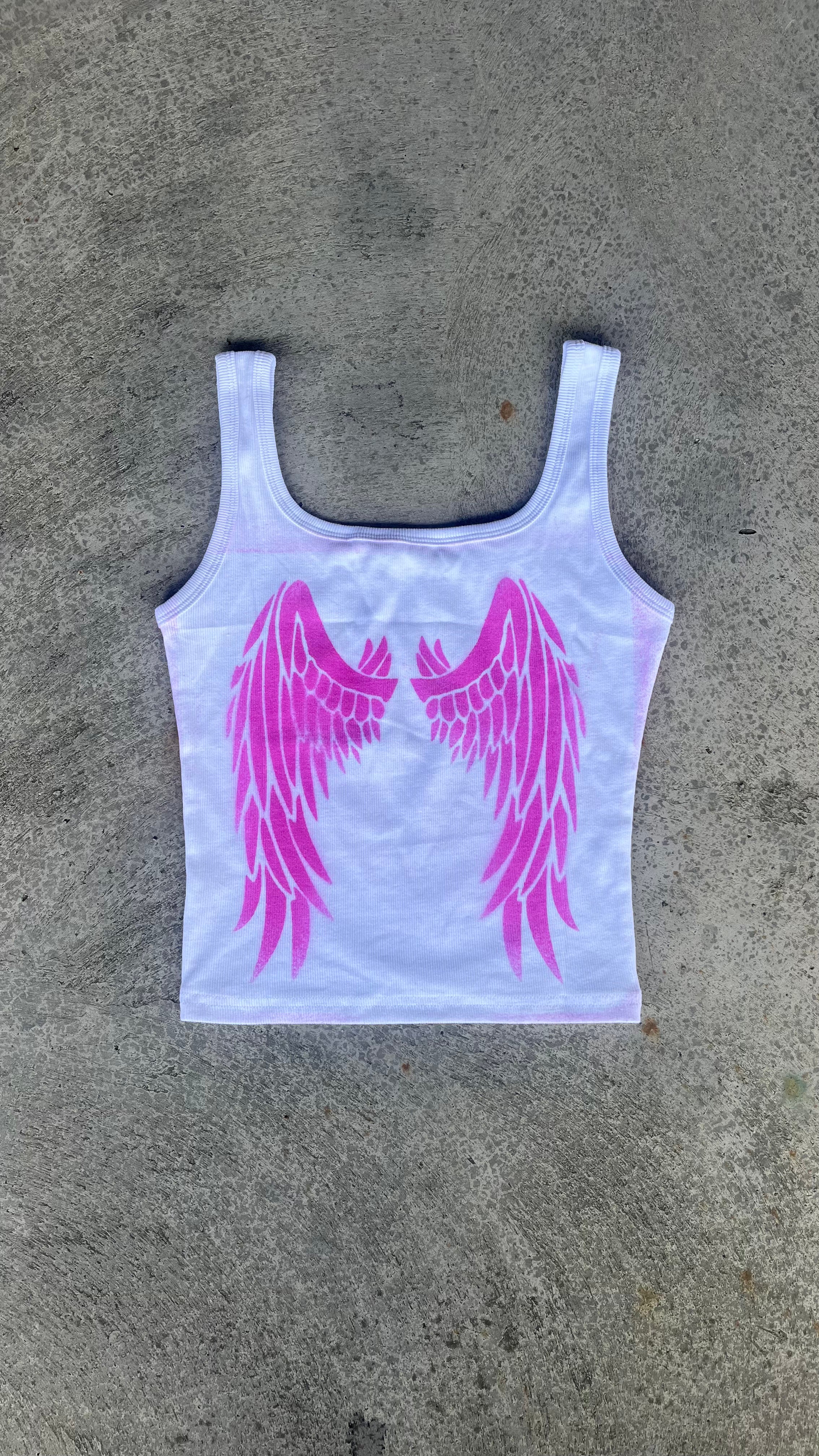 Angel Tank with Rhinestones
